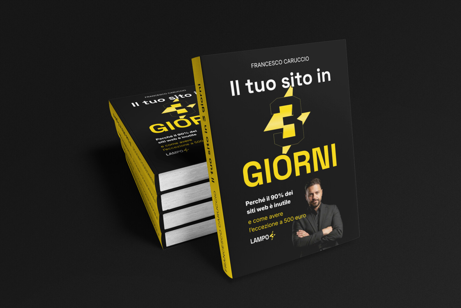 Il libro con la pila di copie